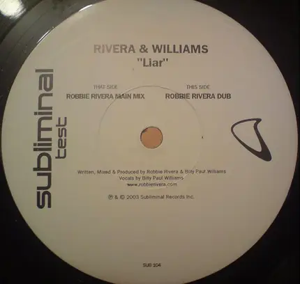 Rivera & Williams - Liar