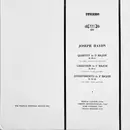 LP - Haydn - Quartet in D Major, H. III:8 / Cassation in C Major H. III:6 / Divertimento in F Major H. XI:44