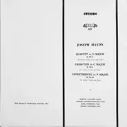 Haydn - Quartet in D Major, H. III:8 / Cassation in C Major H. III:6 / Divertimento in F Major H. XI:44