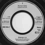 7inch Vinyl Single - Roman Grey - Shangri-La