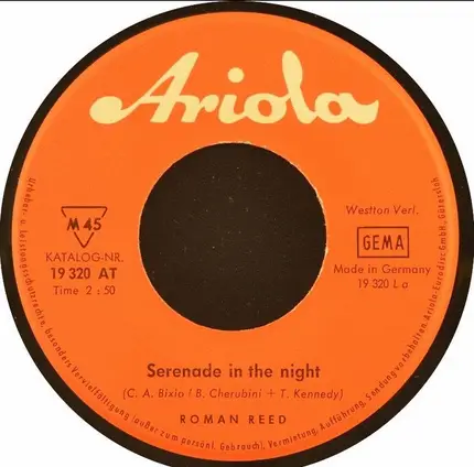 Roman Reed - Serenade In The Night / Abandonado