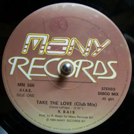 Romano Bais - Take The Love