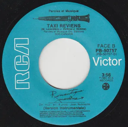 Romantique Machine - Taxi Reviens