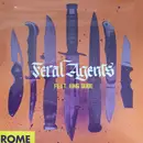 7inch Vinyl Single - Rome Feat. King Dude - Feral Agents - Still Sealed