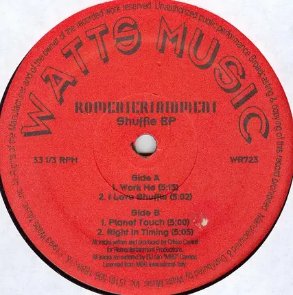 Romentertainment - Shuffle EP