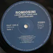 LP - Romiosini - Lieder Und Tänze Aus Griechenland