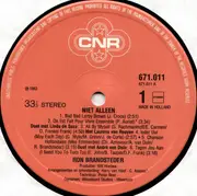 LP - Ron Brandsteder - Niet Alleen