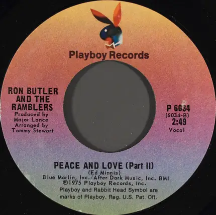 Ron Butler And The Ramblers - Peace And Love