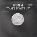 12inch Vinyl Single - Ron-J - That's What's Up