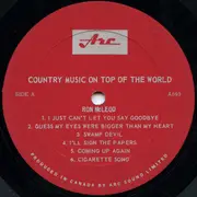 LP - Ron McLeod And The Lincoln County Boys - Country Music On Top Of The World - Mono