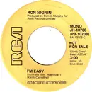 7inch Vinyl Single - Ron Nigrini - I'm Easy