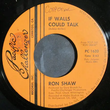 Ron Shaw - Save The Last Dance For Me