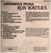 LP - Ron Waters - Mysterious People - Signed