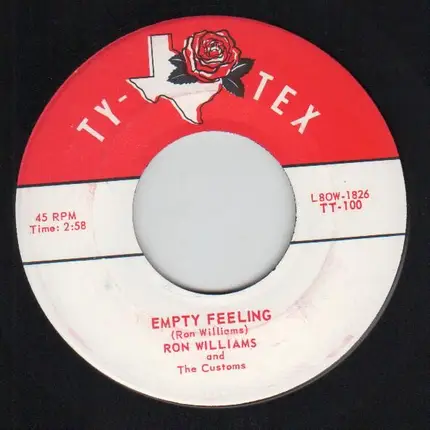 Ron Williams - Sue Sue Baby / Empty Feeling