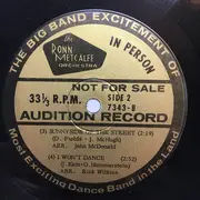 7inch Vinyl Single - Ronn Metcalfe Orchestra - Audition Record