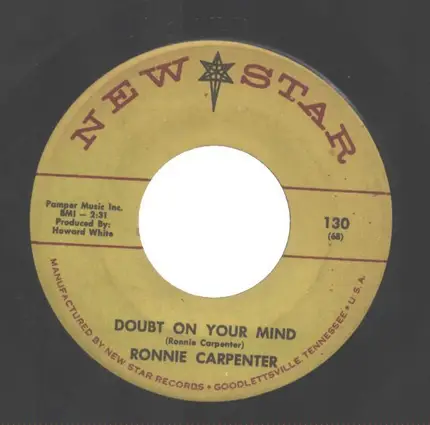 Ronnie Carpenter - The Deepening Snow / Doubt On Your Mind