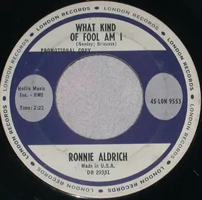 Ronnie Aldrich - What Kind Of Fool Am I