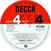 LP - Ronnie Aldrich And His Orchestra - The Romantic Pianos Of Ronnie Aldrich