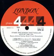 LP - Ronnie Aldrich / Stanley Black / Frank Chacksfield - Stage And Screen Spectacular: Hits Of The '60s