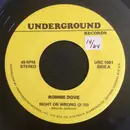 7inch Vinyl Single - Ronnie Dove - Right or Wrong / Mountain of Love