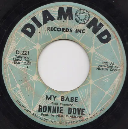 Ronnie Dove - My Babe / Put My Mind At Ease