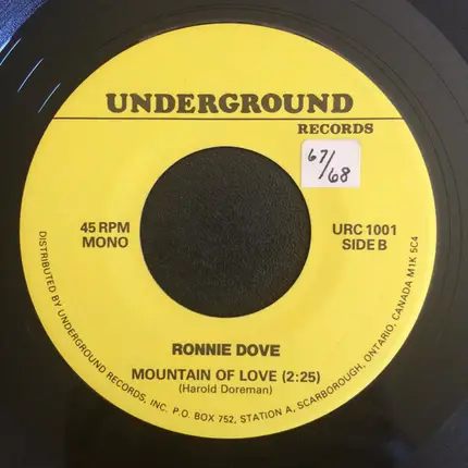 Ronnie Dove - Right or Wrong / Mountain of Love