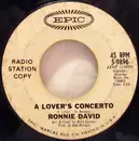 7inch Vinyl Single - Ronnie David - A Lover's Concerto / Girl Talk