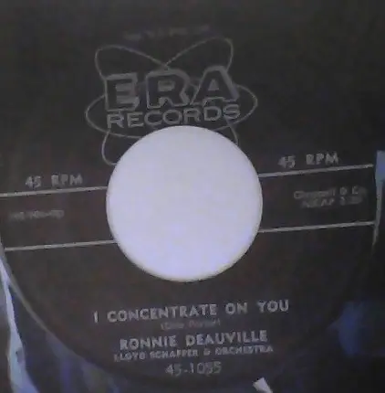 Ronnie Deauville , Lloyd Shaffer And His Orchestra - As Children Do / I Concentrate On You