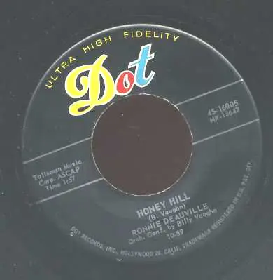 Ronnie Deauville - Honey Hill / Heaven In Hawaii