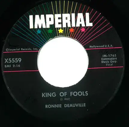 Ronnie Deauville - King Of Fools / Blame Your Eyes