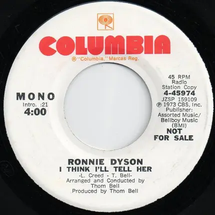 Ronnie Dyson - I Think I'll Tell Her