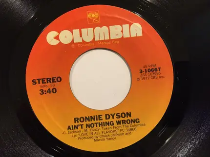 Ronnie Dyson - Just As You Are / Ain't Nothing Wrong