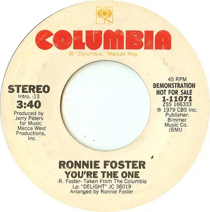 Ronnie Foster - You're The One