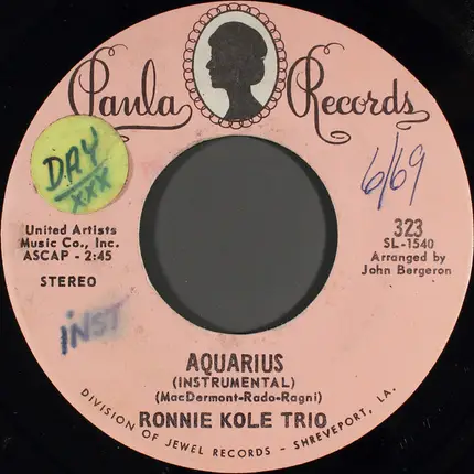 Ronnie Kole Trio - Happy Is Love