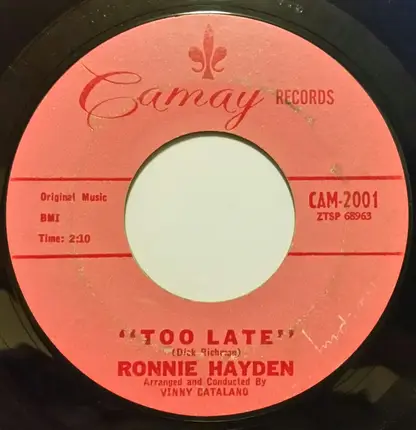 Ronnie Hayden - S.O.S. (I Love You) / Too Late