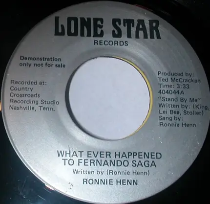 Ronnie Henn - Whatever Happened To Fernando Saga