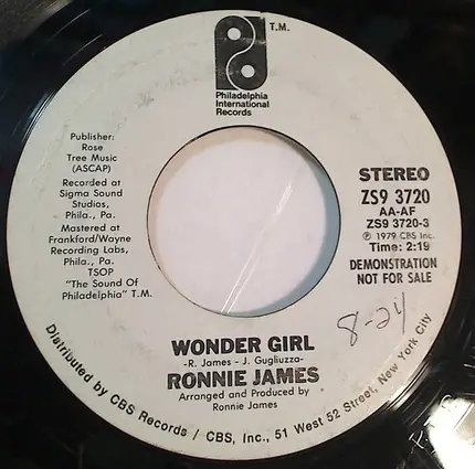 Ronnie James - Wonder Girl
