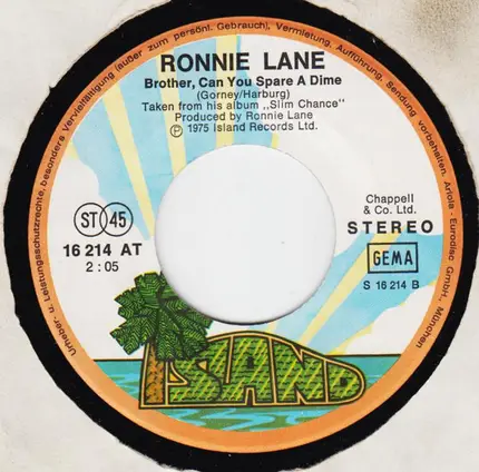 Ronnie Lane - I'm Gonna Sit Right Down And Write Myself A Letter