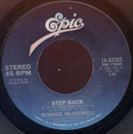 Ronnie McDowell - Step Back