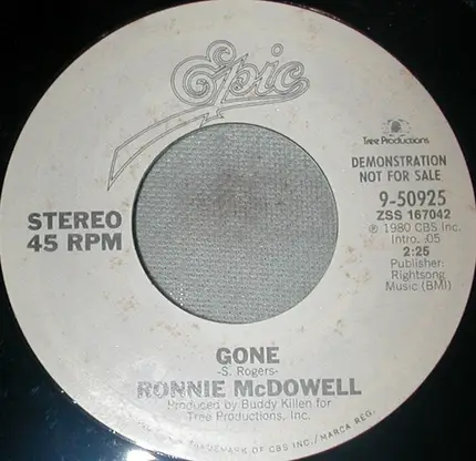 Ronnie McDowell - Gone