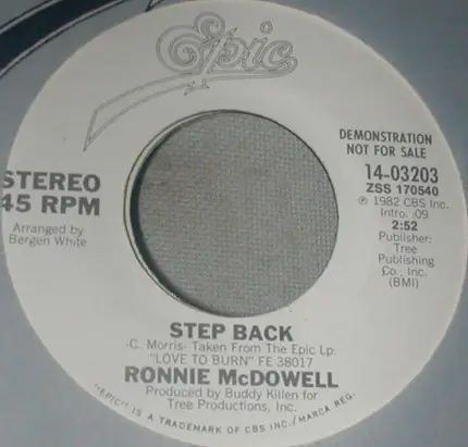 Ronnie McDowell - Step Back