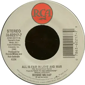 Ronnie Milsap - All Is Fair In Love And War / Back To The Grindstone