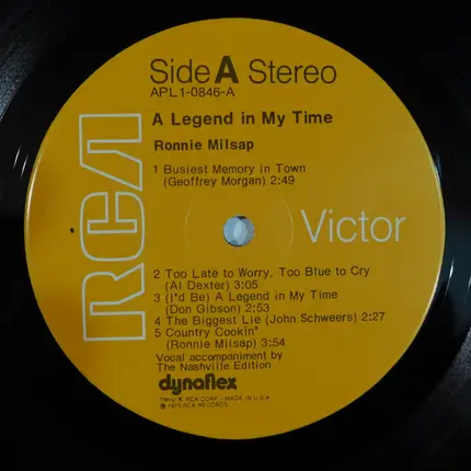 Ronnie Milsap - A Legend in My Time