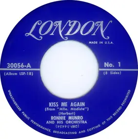 Ronnie Munro - Kiss Me Again / Gypsy Love Song