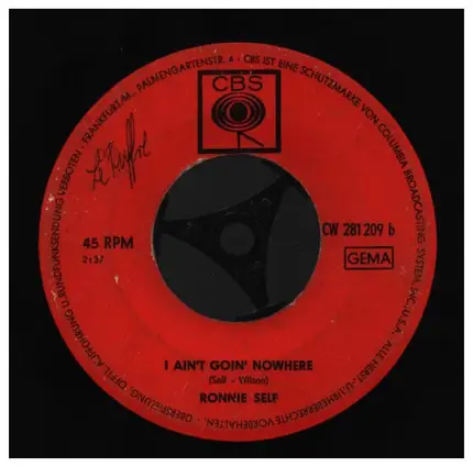 Ronnie Self - Bop - A - Lena