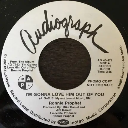 Ronnie Prophet - I'm Gonna Love Him out of You