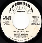 Ronnie Williams - Mr. Me & Mrs. You