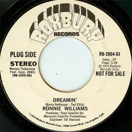 Ronnie Williams - Dreamin'
