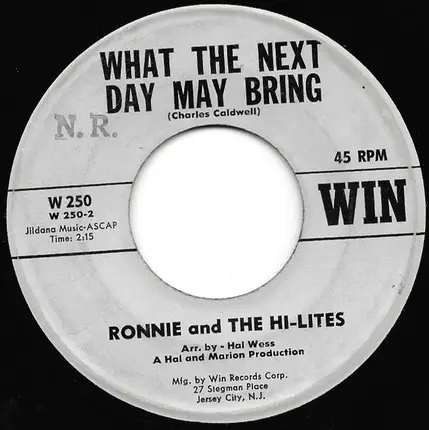 Ronnie & The Hi-Lites - A Slow Dance