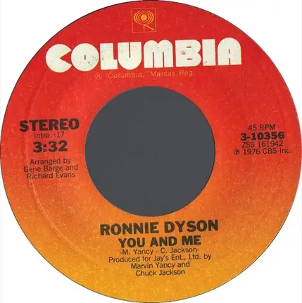 Ronnie Dyson - The More You Do It